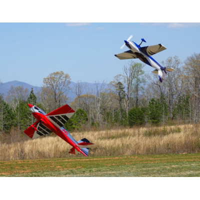 60" Extra NG - Modrá/Bílá/Stříbrná 1,52m