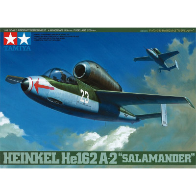 Tamiya 1:48 Ger. Heinkel He162A-2 Salamander