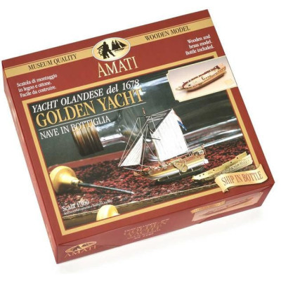 AMATI Golden Yacht 1:300 kit do láhve
