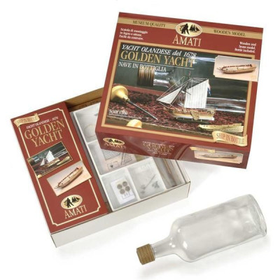 AMATI Golden Yacht 1:300 kit do láhve