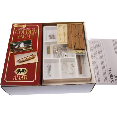 AMATI Golden Yacht 1:300 kit do láhve