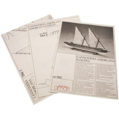 AMATI Golden Yacht 1:300 kit do láhve