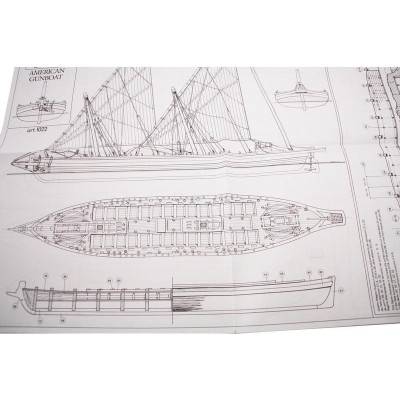 AMATI Golden Yacht 1:300 kit do láhve