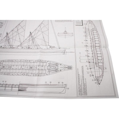 AMATI Golden Yacht 1:300 kit do láhve
