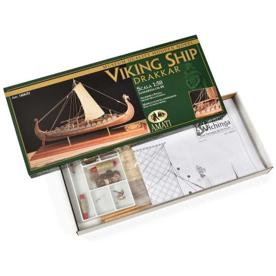 AMATI Oseberg vikingská loď 1:50 kit
