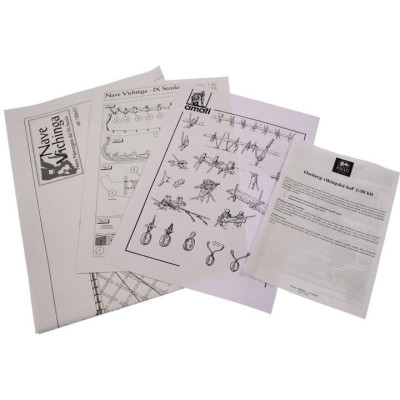 AMATI Oseberg vikingská loď 1:50 kit