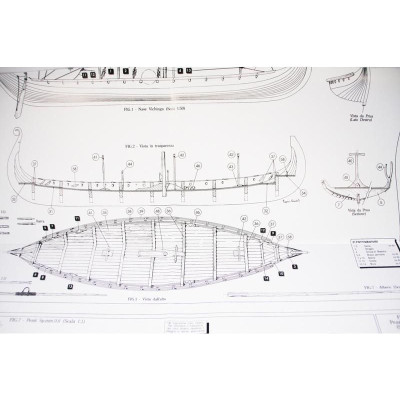 AMATI Oseberg vikingská loď 1:50 kit