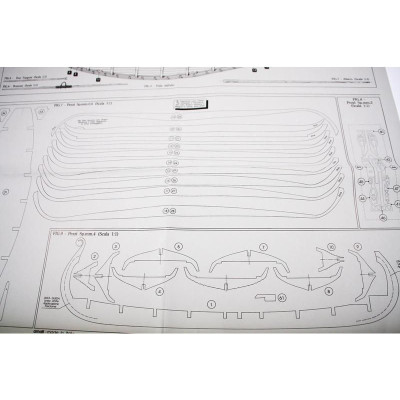 AMATI Oseberg vikingská loď 1:50 kit