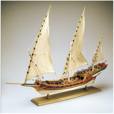 AMATI Sciabecco pirátská loď 1753 1:60 kit