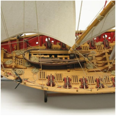 AMATI Sciabecco pirátská loď 1753 1:60 kit