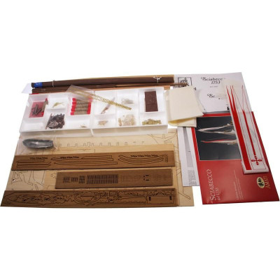 AMATI Sciabecco pirátská loď 1753 1:60 kit