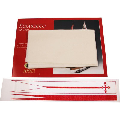 AMATI Sciabecco pirátská loď 1753 1:60 kit