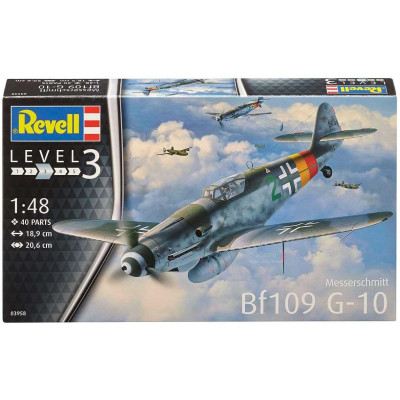 Plastic ModelKit letadlo 03958 - Messerschmitt Bf 109 G-10 (1:48)