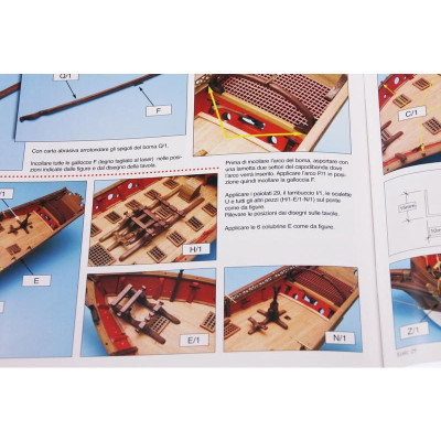 AMATI Sciabecco pirátská loď 1753 1:60 kit