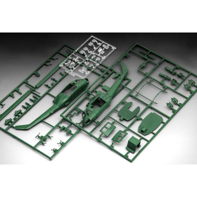 Plastic ModelKit vrtulník 04983 - Bell UH-1H Gunship (1:100)