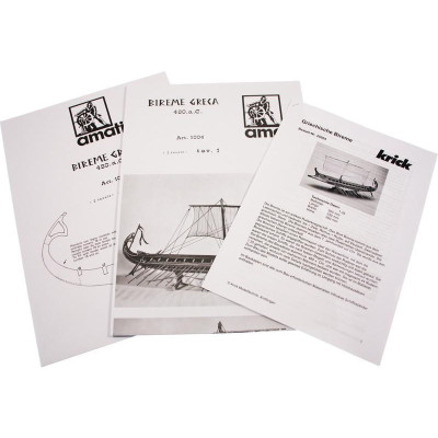 AMATI Řecká Bireme 1:35 kit