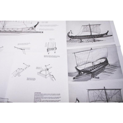 AMATI Řecká Bireme 1:35 kit