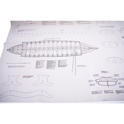 AMATI Řecká Bireme 1:35 kit