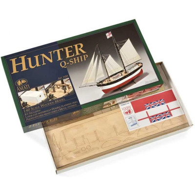 AMATI H.M.S. Hunter škuner 1:60 kit