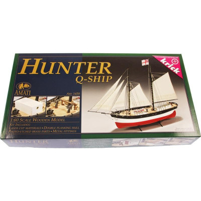 AMATI H.M.S. Hunter škuner 1:60 kit