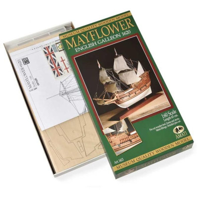 AMATI Mayflower anglická galeóna 1620 1:60 kit