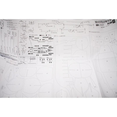 AMATI Mayflower anglická galeóna 1620 1:60 kit