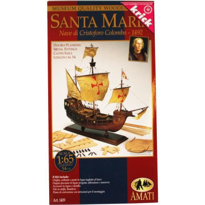 AMATI Santa Maria karavela 1492 1:65 kit