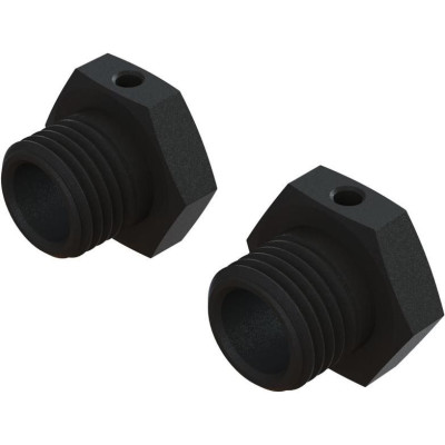 Arrma unašeč hex 17mm, šířka 14.6mm hliník, černý (2)