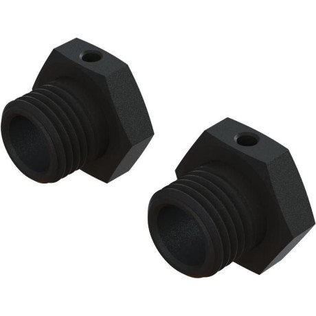 Arrma unašeč hex 17mm, šířka 14.6mm hliník, černý (2)