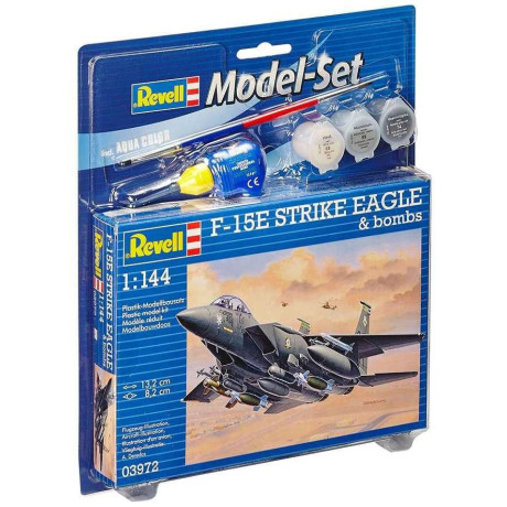 ModelSet letadlo 63972 - F-15E Strike Eagle & bombs (1:144)