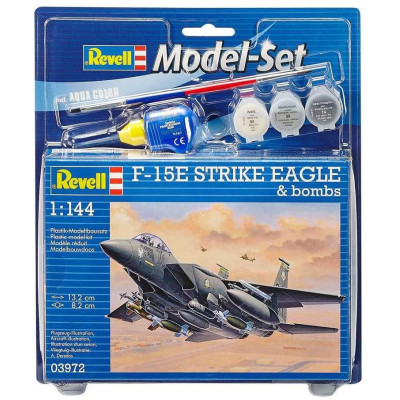 ModelSet letadlo 63972 - F-15E Strike Eagle & bombs (1:144)