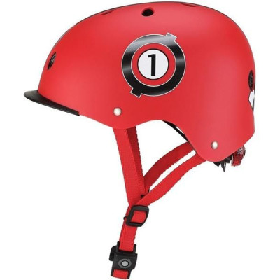 Globber - Dětská přilba Elite Lights New Red Racing XS/S