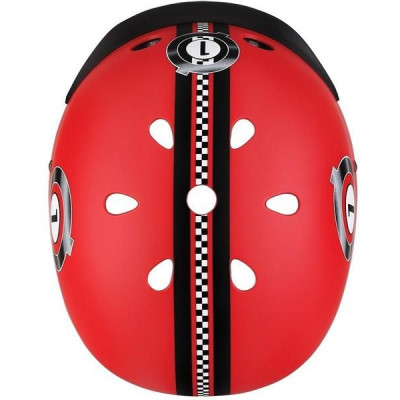 Globber - Dětská přilba Elite Lights New Red Racing XS/S