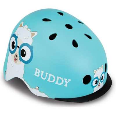 Globber - Dětská přilba Elite Lights Sky Blue Buddy XS/S