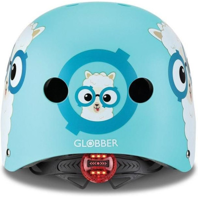 Globber - Dětská přilba Elite Lights Sky Blue Buddy XS/S