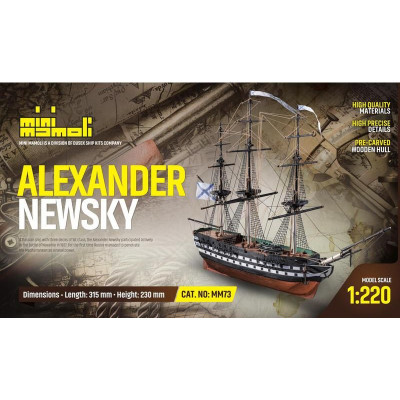 MINI MAMOLI Alexander Newsky 1:220 kit
