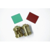 Sárgaréz helyzetjelző 8x12mm 2db. Belső furat 5mm.