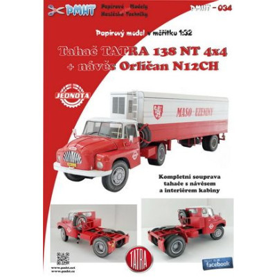 TATRA 138 NT 4x4 s návesom Orličan N12CH 1:32
