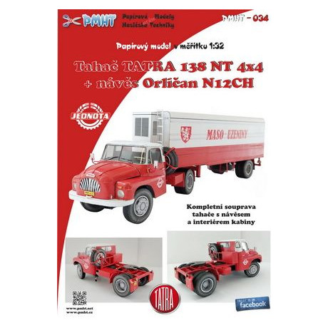TATRA 138 NT 4x4 s návesom Orličan N12CH 1:32