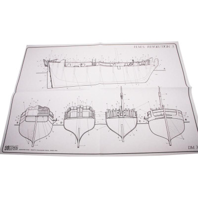 COREL H.M.S. Resolution 1700 1:50 kit