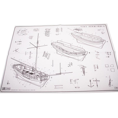 COREL H.M.S. Resolution 1700 1:50 kit