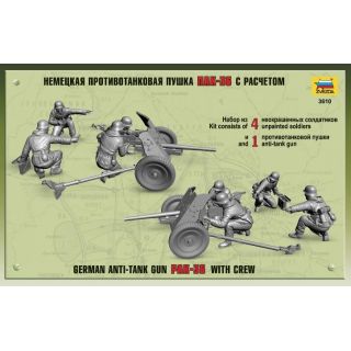 Model Kit figurky 3610 - PAK-36 with Crew (1:35)