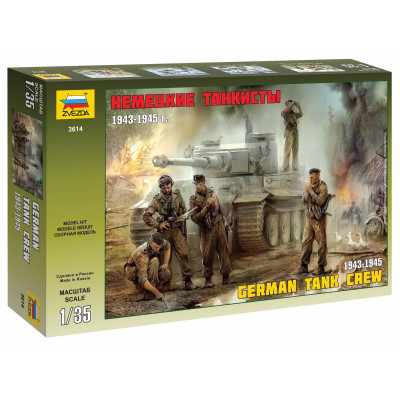 Model Kit figurky 3614 - German Tank Crew (1943-1945) (1:35)