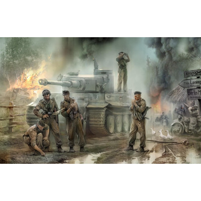 Model Kit figurky 3614 - German Tank Crew (1943-1945) (1:35)