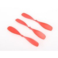 Műanyag légcsavar szabadkifutással a gumimotoros vitorlázók meghajtására, kb. 300-350mm fesztávval. Csomagban 3 db.