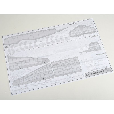 Douglas DC-3 (876mm)