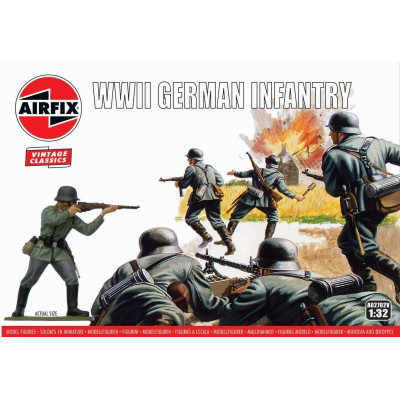 Classic Kit VINTAGE figurky A02702V - WIWII German Infantry (1:32)