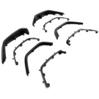 Pótalkatrész RC autó modellekhez Axial SCX6 Jeep JLU Wranger: első és hátsó sárvédők