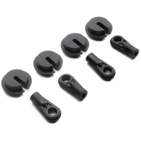 Axial koncovka tlumiče, miska pružiny (4): SCX6