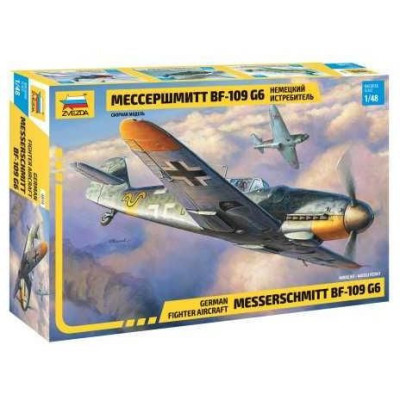 Model Kit letadlo 4816 - Messerschmitt Bf-109 G6 (1:48)